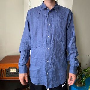 H&M Linen Long Sleeve Shirt